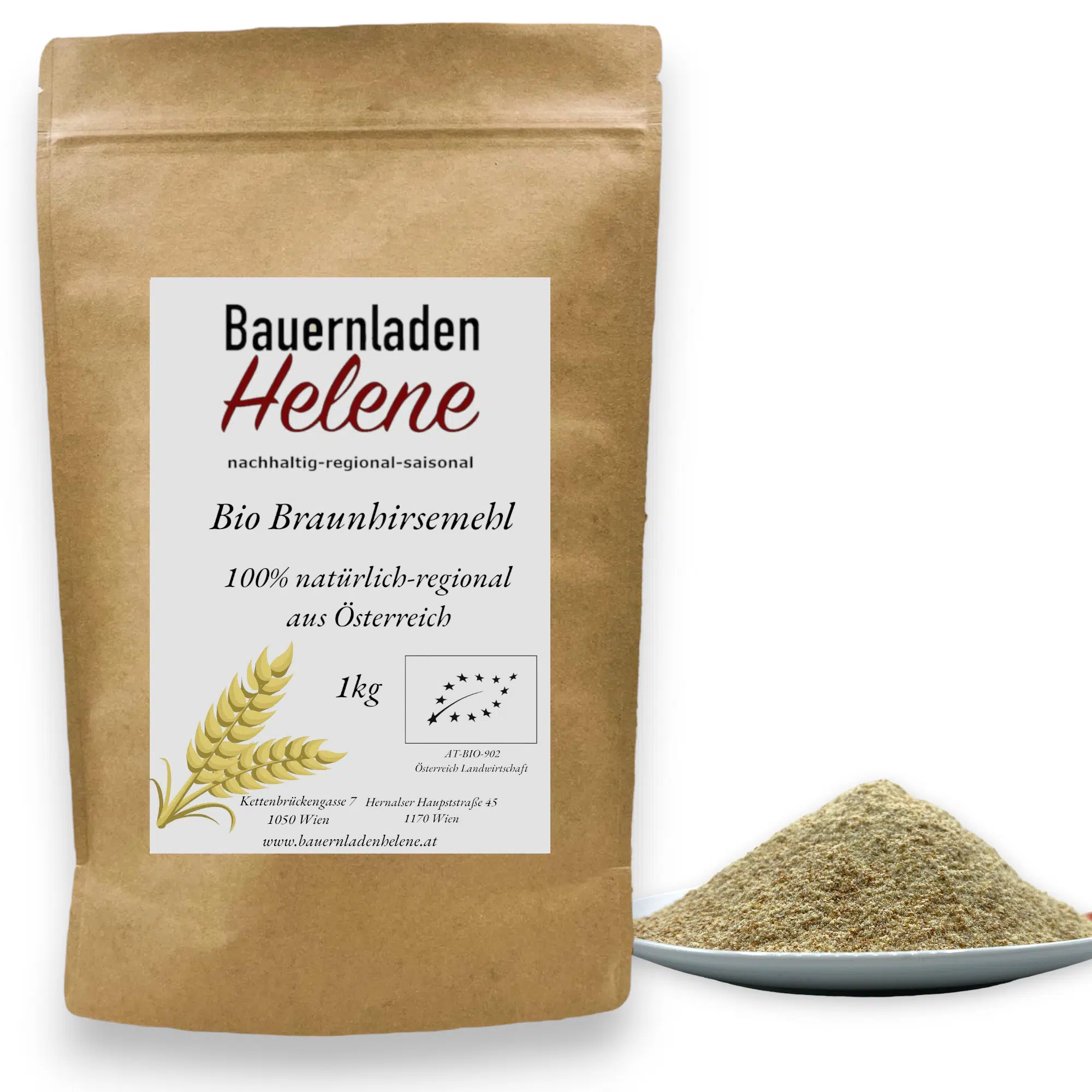 Bauernladenhelene - Bio Braunhirsemehl, 1Kg