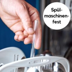 Glastrinkhalm spuelmaschinenfest