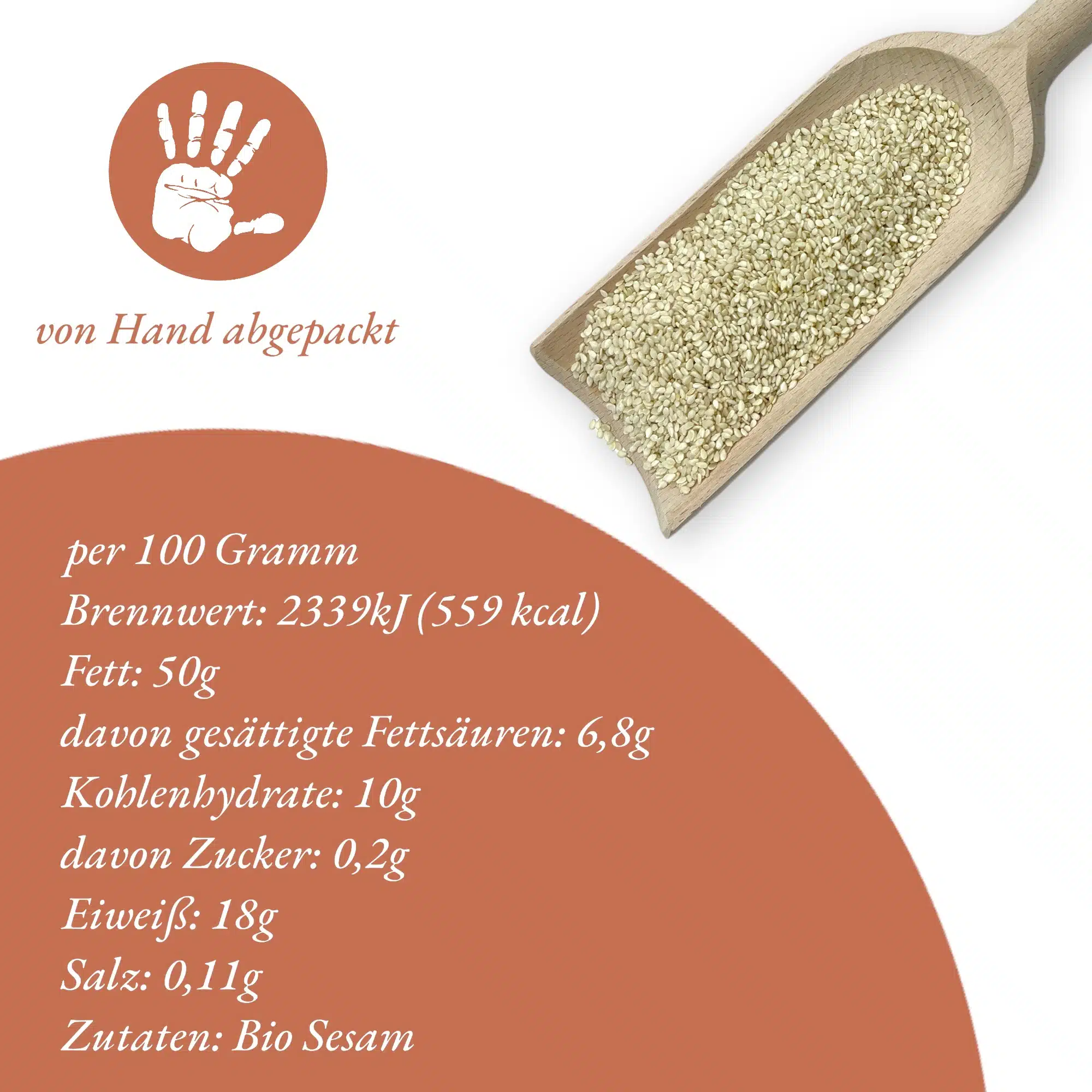 Bauernladenhelene - Bio Sesam geschält, 1kg – Bild 3