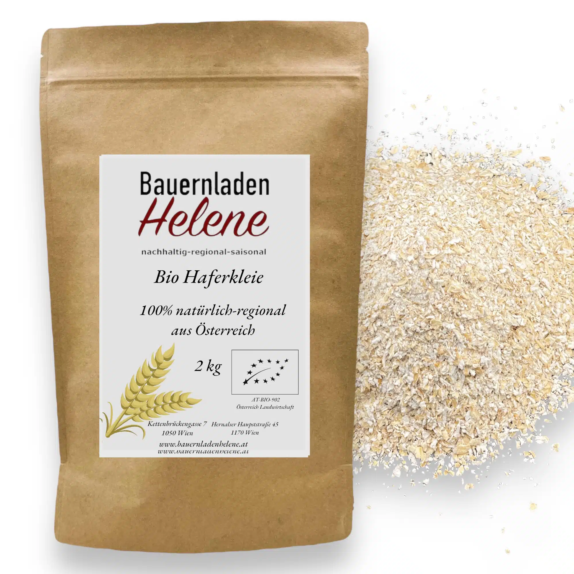 Bauernladenhelene - Bio Haferkleie, 2kg